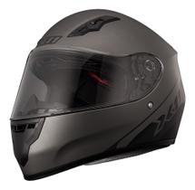 Capacete X11 Trust Solides Chumbo Fosco Moto Motocicleta