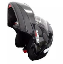 Capacete Zarref Classic preto fosco tamanho 58