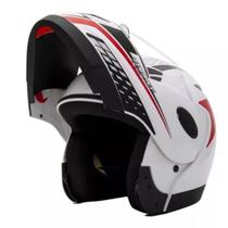 Capacete zarref v4 grafic taurus robocop articulado retratil