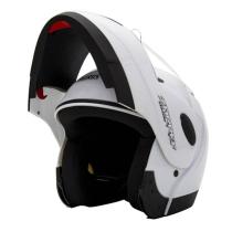 Capacete zarref v4 taurus classic branco brilhante