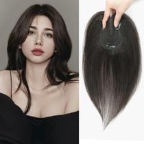 Capacetes de cabelo YAMI Fluffy Human Hair 25 cm castanho escuro para mulheres