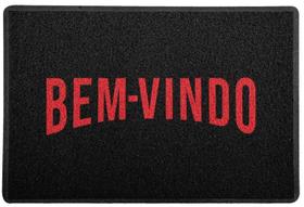 Capacho 60x40 - Net BEM VINDO - Preto Capacho 60x40 - Net BEM VINDO - Preto