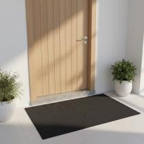 Capacho Alta Absorcao Preto Rolo 1,20x15m Vinil Poliester