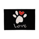 Capacho Antiderrapante Clean 31 Preto Pet love 0,40X0,60M - Edantex