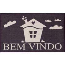 Capacho Antiderrapante Clean 35 Cinza 0,45X0,75M