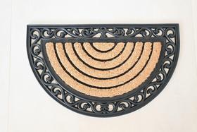 Capacho Antiderrapante Fibra De Coco Arco Irís 45X75Cm - Kac Capacho Antiderrapante Fibra De Coco Arco Irís 45X75Cm - Kac