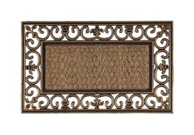 Capacho Antiderrapante Fibra De Coco Dourado 45X75Cm - Kacyu Capacho Antiderrapante Fibra De Coco Dourado 45X75Cm - Kacyu