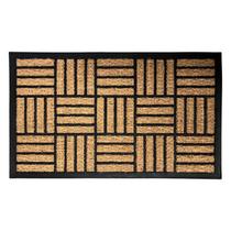 Capacho Antiderrapante Fibra De Coco Horizontal 75cm X 45cm Comprimento 75 Cm Desenho Do Tecido Quadrado Largura 45 Cm