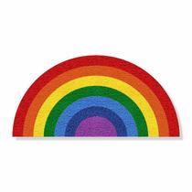 Capacho Arco-Íris LGBT 80x40 cm - Zap tapetes personalizado