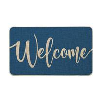 Capacho Artoid Mode Blue Welcome Winter 43x74cm Poliéster