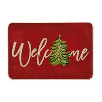 Capacho Artoid Mode Red Xmas Tree, antiderrapante, 61x89 cm Capacho Artoid Mode Red Xmas Tree, antiderrapante, 61x89 cm