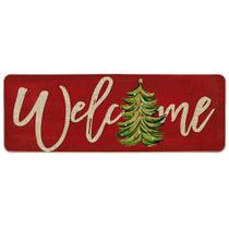 Capacho Artoid Mode Red Xmas Tree Christmas Welcome 43x120cm Capacho Artoid Mode Red Xmas Tree Christmas Welcome 43x120cm