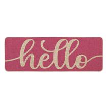 Capacho Artoid Mode Rosa Olá Dia dos Namorados 45x120cm Capacho Artoid Mode Rosa Olá Dia dos Namorados 45x120cm