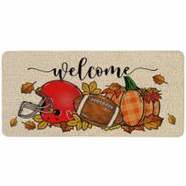 Capacho Baccessor Fall Football 43x91 cm Interior e Exterior