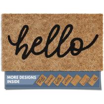 Capacho Barnyard Designs Hello para área externa 76 x 43 cm