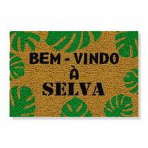 Capacho bem-vindo à selva cores:ouro Capacho bem-vindo à selva cores:ouro