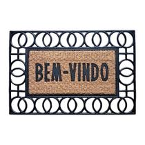 Capacho Borracha Frame E Fibra De Coco 60x40cm