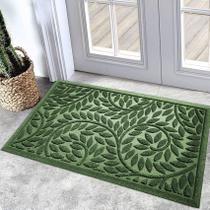 Capacho Bulijojo 43x76cm Durável Antiderrapante Verde