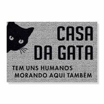 Capacho casa da gata cores:prata Capacho casa da gata cores:prata