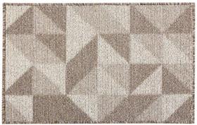 Capacho CHICHIC Brown Welcome Mat 80x120cm para ambientes internos/externos