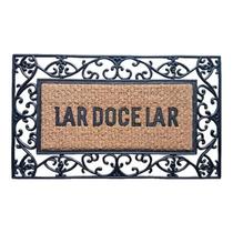 Capacho De Borracha Frame E Fibra De Coco 45x75cm Komeco A Capacho De Borracha Frame E Fibra De Coco 45x75cm Komeco A