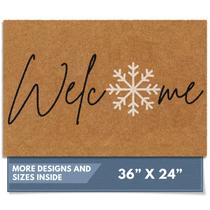 Capacho de Natal Barnyard Designs Natural Coco Coir Brown Capacho de Natal Barnyard Designs Natural Coco Coir Brown