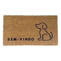 Capacho De Porta Fibra De Coco Bem Vindo Pet 60x33cm Capacho De Porta Fibra De Coco Bem Vindo Pet 60x33cm