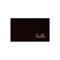 Capacho De Porta Fibra De Coco Hello 75X45Cm - Uzoo