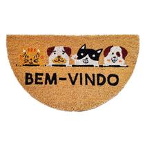 Capacho De Porta Fibra De Coco Pets 60X33cm Uzoo Capacho De Porta Fibra De Coco Pets 60X33cm Uzoo