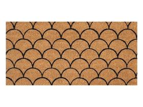 Capacho De Porta Fibra De Coco Slim Escamas 70X33Cm - Uzoo Capacho De Porta Fibra De Coco Slim Escamas 70X33Cm - Uzoo