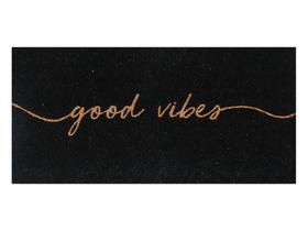 Capacho De Porta Fibra De Coco Slim Good Vibe 70X33Cm - Uzoo Capacho De Porta Fibra De Coco Slim Good Vibe 70X33Cm - Uzoo