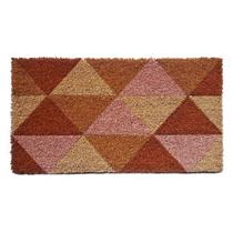 Capacho De Porta Fibra De Coco Triângulos Industrial 60X33Cm - Uzoo