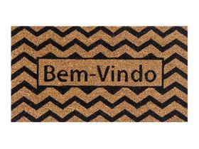 Capacho De Porta Fibra De Coco Zig Zag 60X33Cm - Uzoo Capacho De Porta Fibra De Coco Zig Zag 60X33Cm - Uzoo