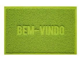 Capacho De Porta Vinílico Color Block Verde 60X40Cm - Uzoo