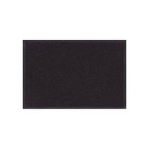 Capacho De Porta Vinílico Liso Preto 60X40Cm - Uzoo