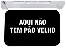 Capacho divertido aqui não tem pão velho tapete para porta