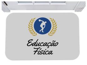 Capacho educação física profissão personal tapete 40x60