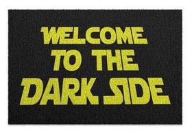 Capacho Em Vinil Welcome To The Dark Side - 60 X 40 cm