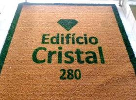 Capacho fibra coco personalizado com até 20 letras com bordas Capacho fibra coco personalizado com até 20 letras com bordas