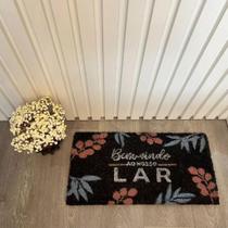 Capacho Fibra De Coco Estampado Antiderrapante 30x60cm - Corttex Capacho Fibra De Coco Estampado Antiderrapante 30x60cm - Corttex