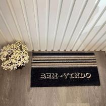 Capacho Fibra De Coco Estampado Antiderrapante 30x60cm - Corttex Capacho Fibra De Coco Estampado Antiderrapante 30x60cm - Corttex