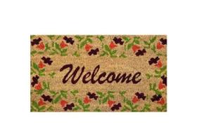 Capacho Fibra De Coco Estampado Antiderrapante 30x60cm - Jolitex Capacho Fibra De Coco Estampado Antiderrapante 30x60cm - Jolitex