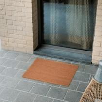 Capacho Fibra de Coco Natural Liso Base Emborrachado 60x33Cm Capacho Fibra de Coco Natural Liso Base Emborrachado 60x33Cm