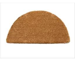 Capacho fibra de coco natural ml 60x33cm sem estampa