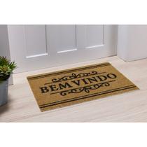 Capacho Fibra de Coco Natural Retangular 33cm x 60cm