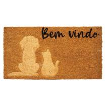 Capacho Fibra De Coco Ruby 21 Bege-preto 0,33x0,60m