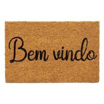 Capacho Fibra De Coco Sergipe 01 Bege-preto 0,30x0,45m Capacho Fibra De Coco Sergipe 01 Bege-preto 0,30x0,45m