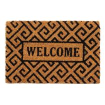 Capacho Fibra De Coco Sergipe 03 Bege-preto 0,30x0,45m Capacho Fibra De Coco Sergipe 03 Bege-preto 0,30x0,45m