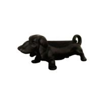 Capacho Formato Cachorro Ferro Fundido Cor Preto 38x14cm Capacho Formato Cachorro Ferro Fundido Cor Preto 38x14cm