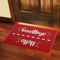 Capacho Hello e Goodbye 60x40cm